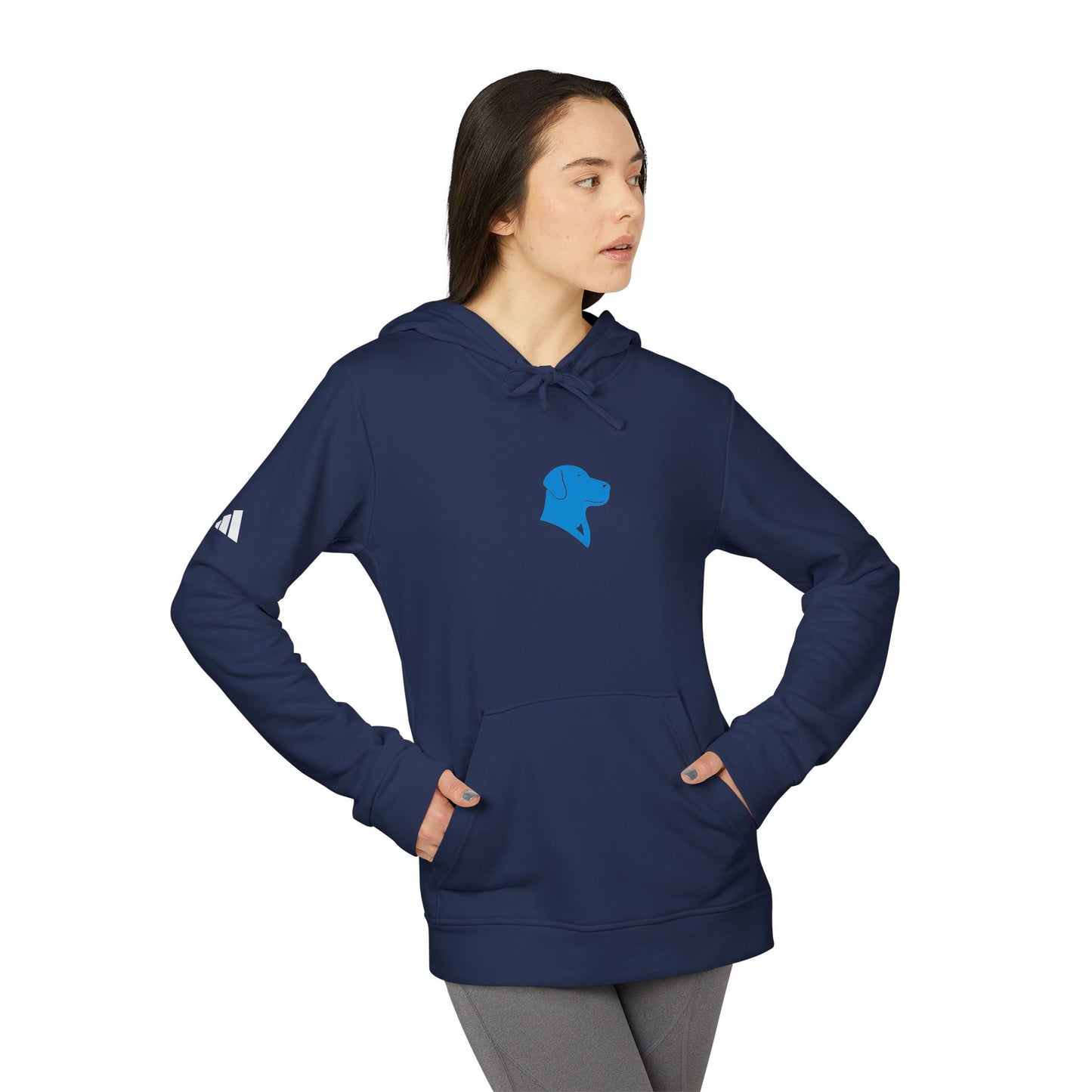 BlueMark Adidas Fleece Sweatshirt (Blue Logo)