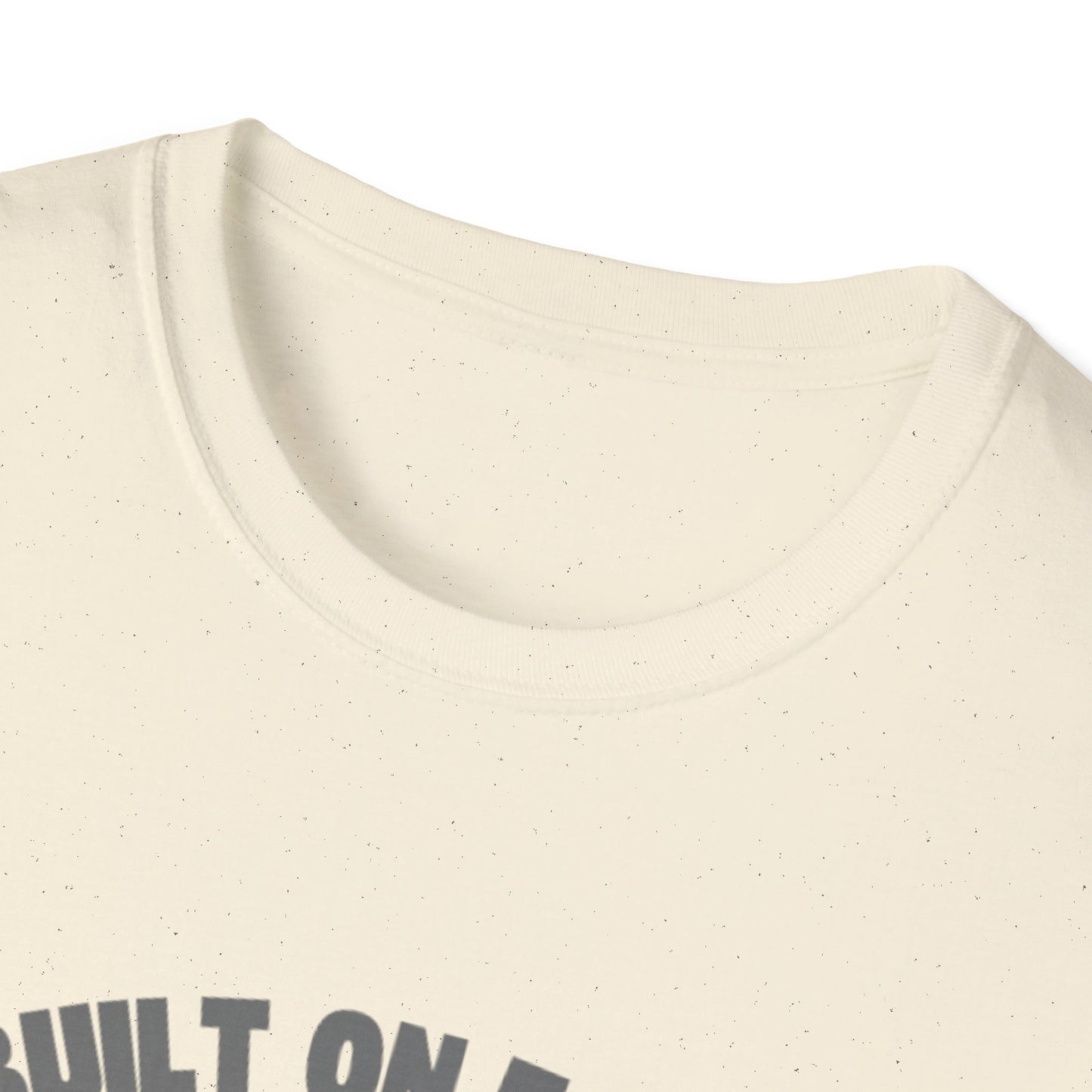 Built on Faith, Driven by Work - Christian Cross T-Shirt