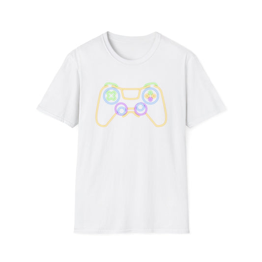 Neon Gaming Controller T-Shirt