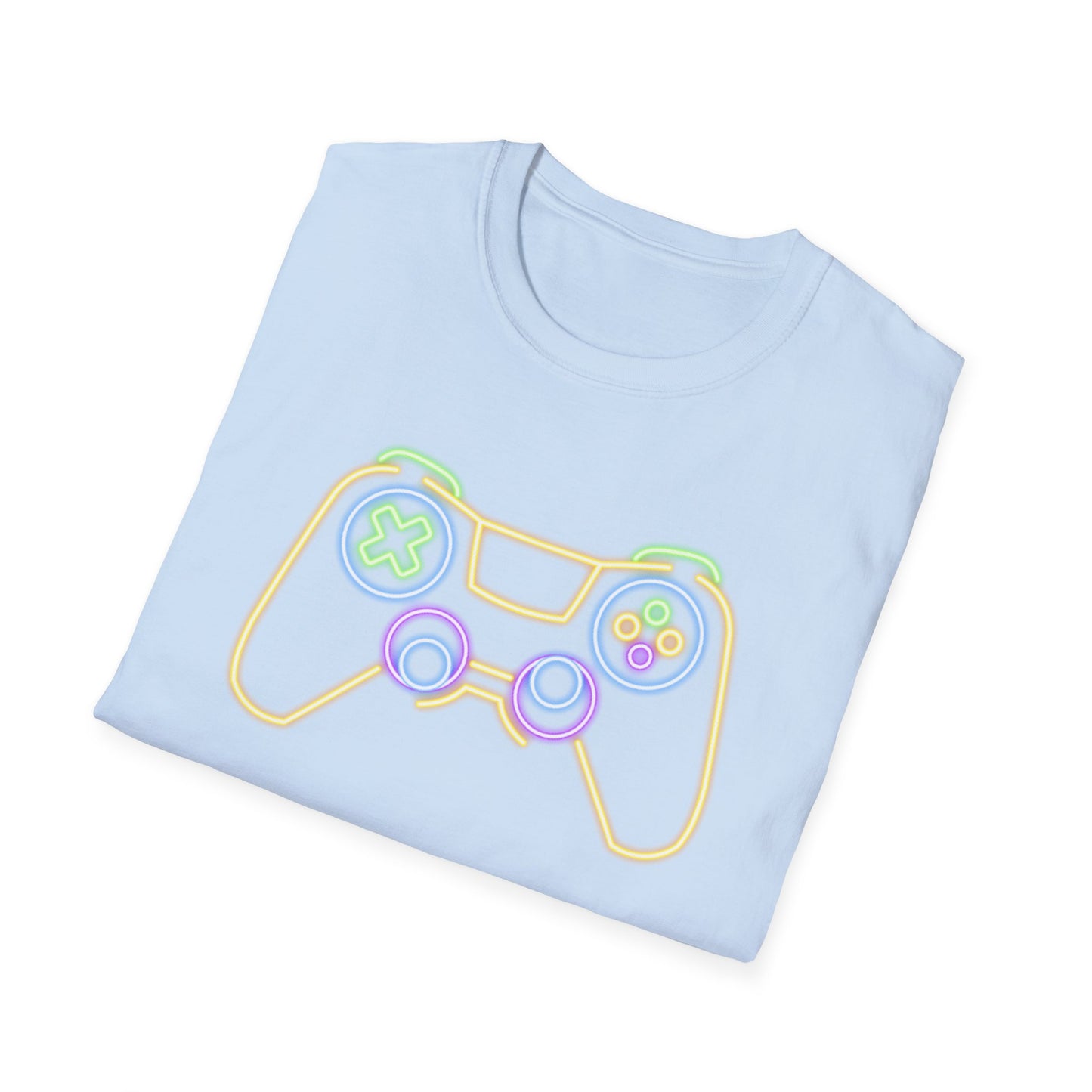Neon Gaming Controller T-Shirt