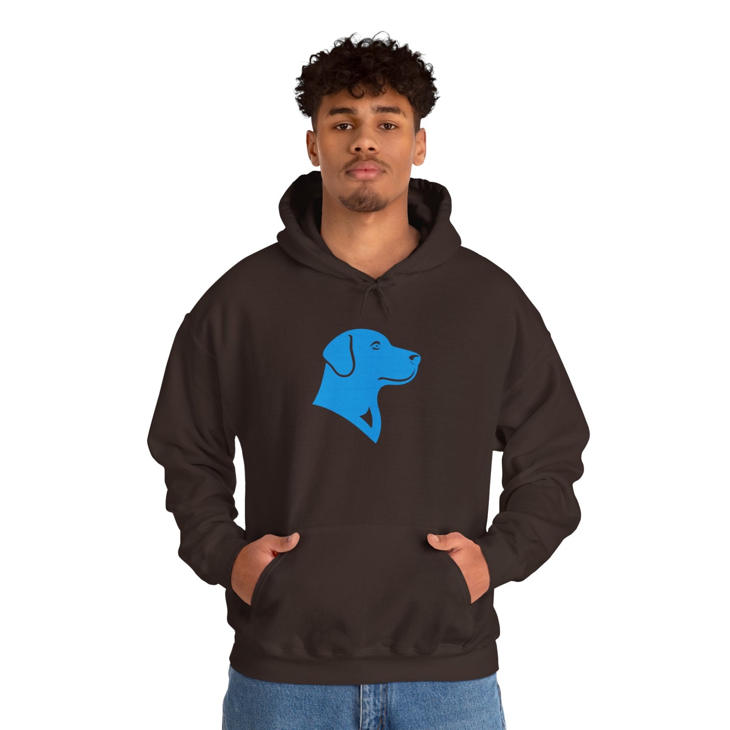 BlueMark Logo Hoodie Sweatshirt (Blue Logo)