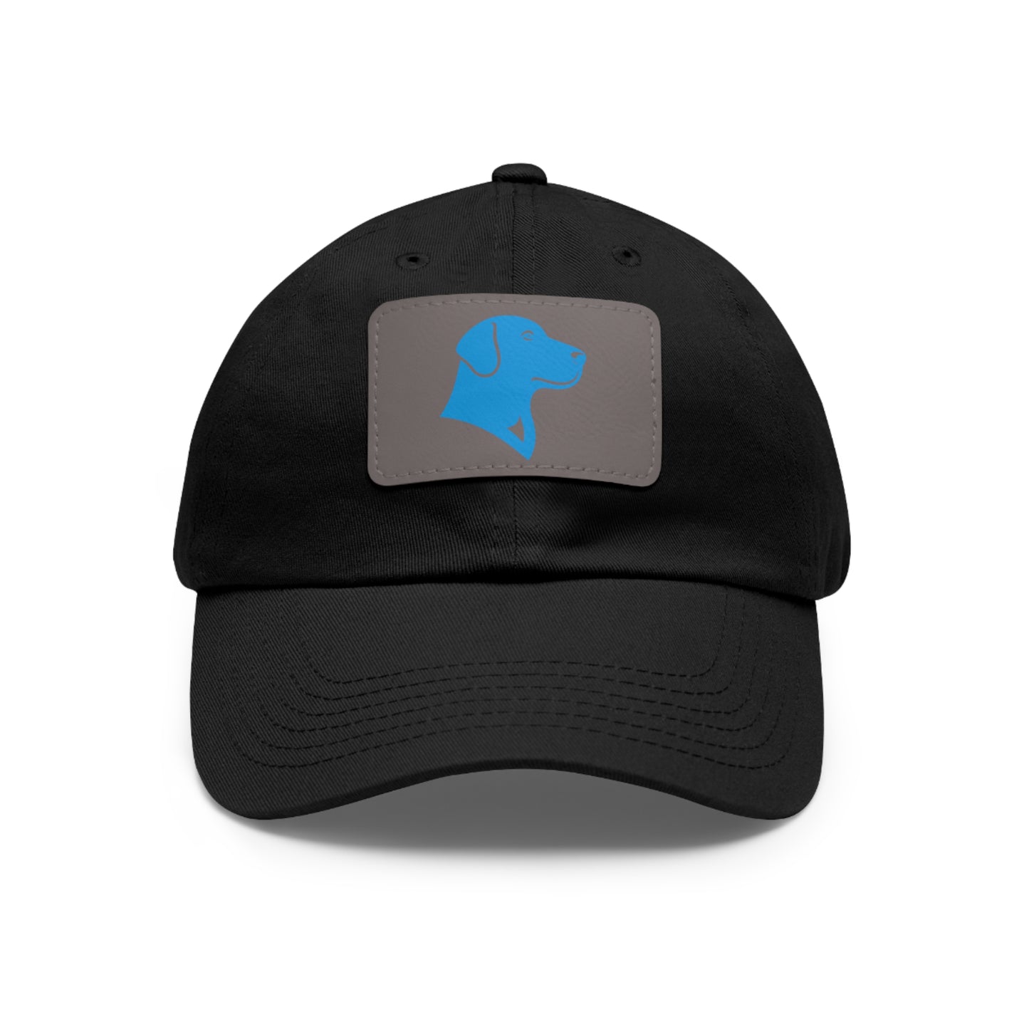 BlueMark Hat with Leather Patch (Blue Logo)