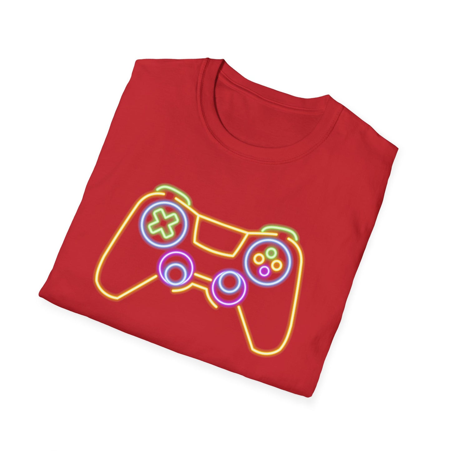 Neon Gaming Controller T-Shirt