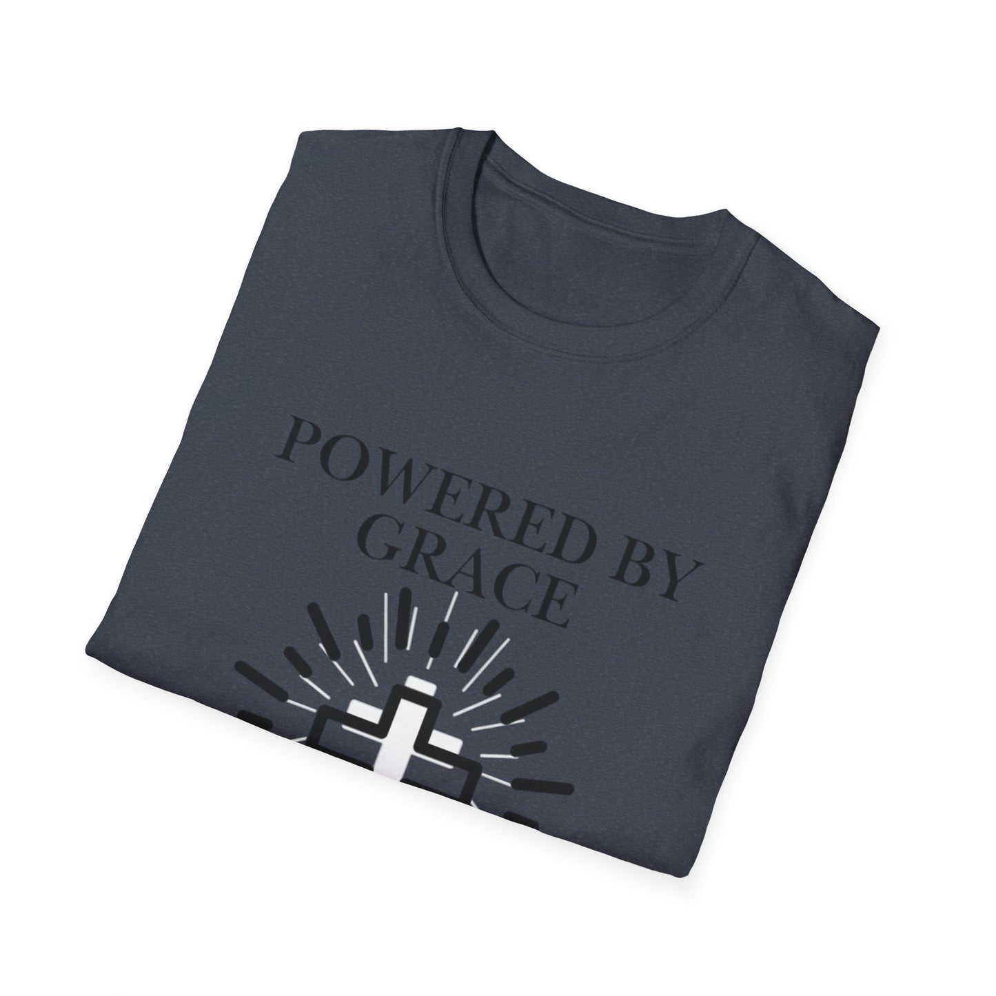 Powered by Grace - Faith Cross T-Shirt