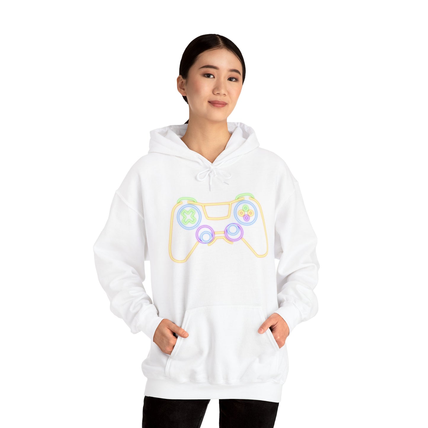 Neon Gaming Controller Sweatshirt