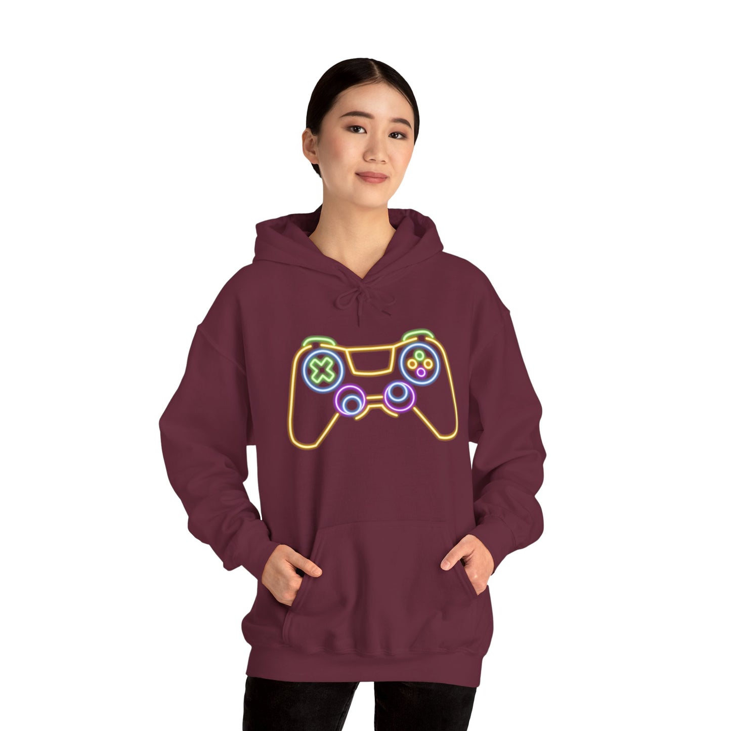 Neon Gaming Controller Sweatshirt