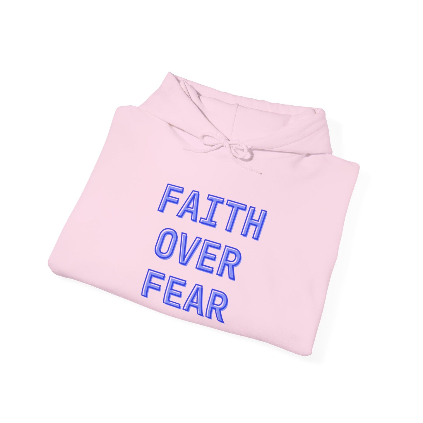 Faith Over Fear Bold Christian Motivational Sweatshirt