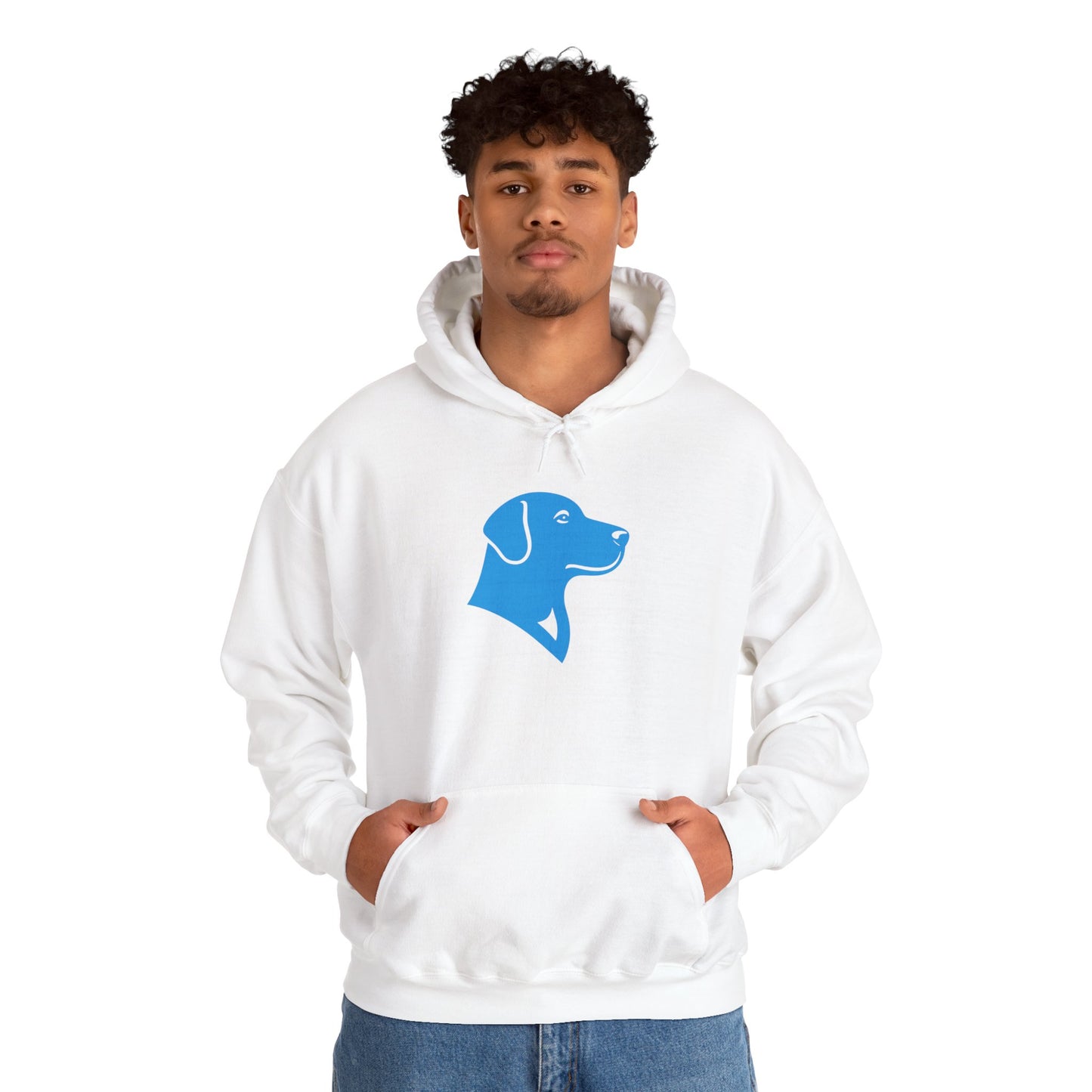 BlueMark Logo Hoodie Sweatshirt (Blue Logo)