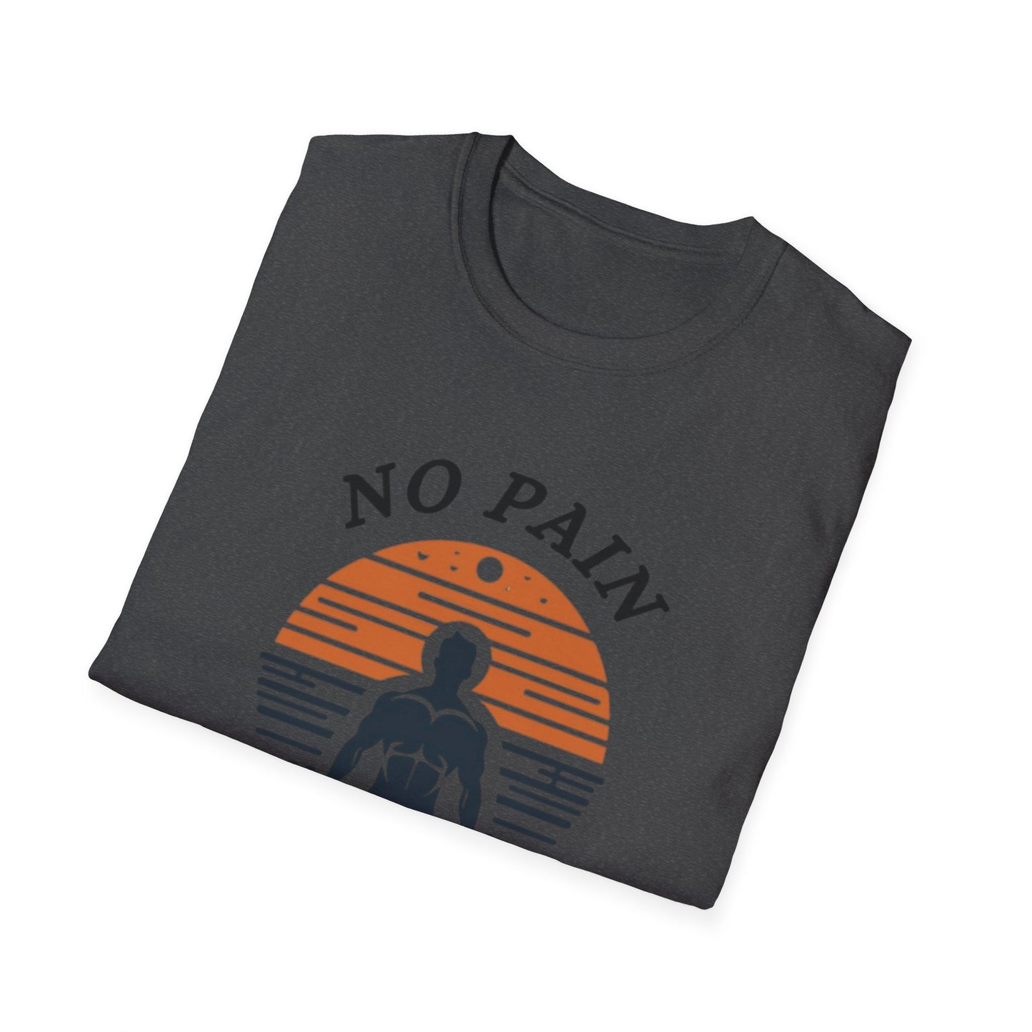 No Pain No Gain Fitness Motivation T-Shirt