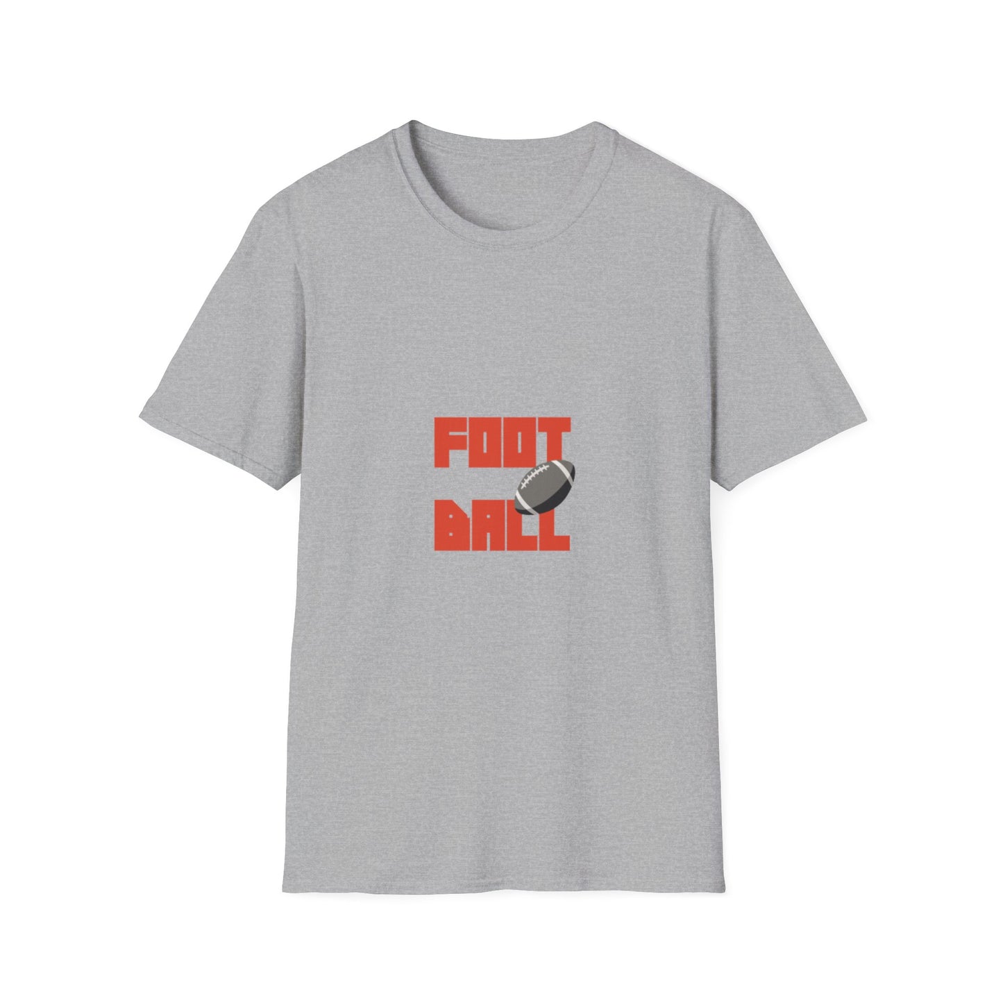 Football Bold Block Lettering T-Shirt