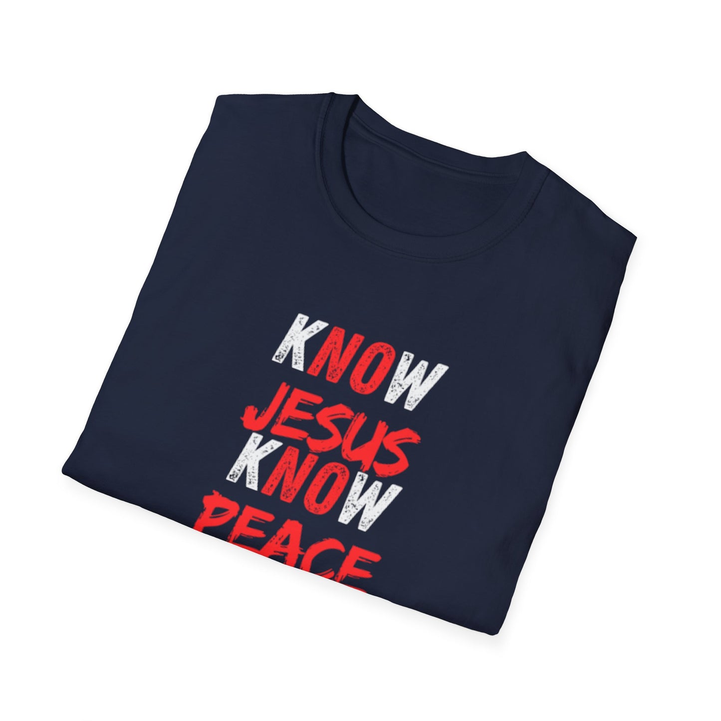 Know Jesus Know Peace Faith T-Shirt