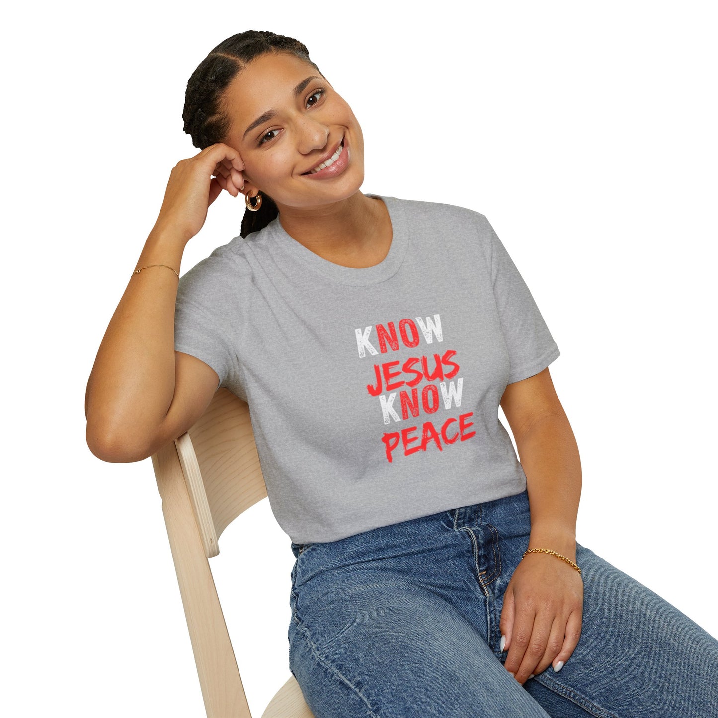 Know Jesus Know Peace Faith T-Shirt