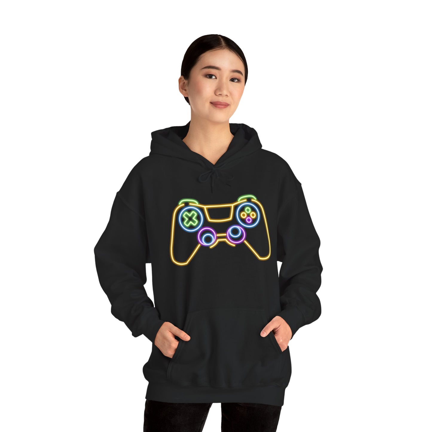 Neon Gaming Controller Sweatshirt