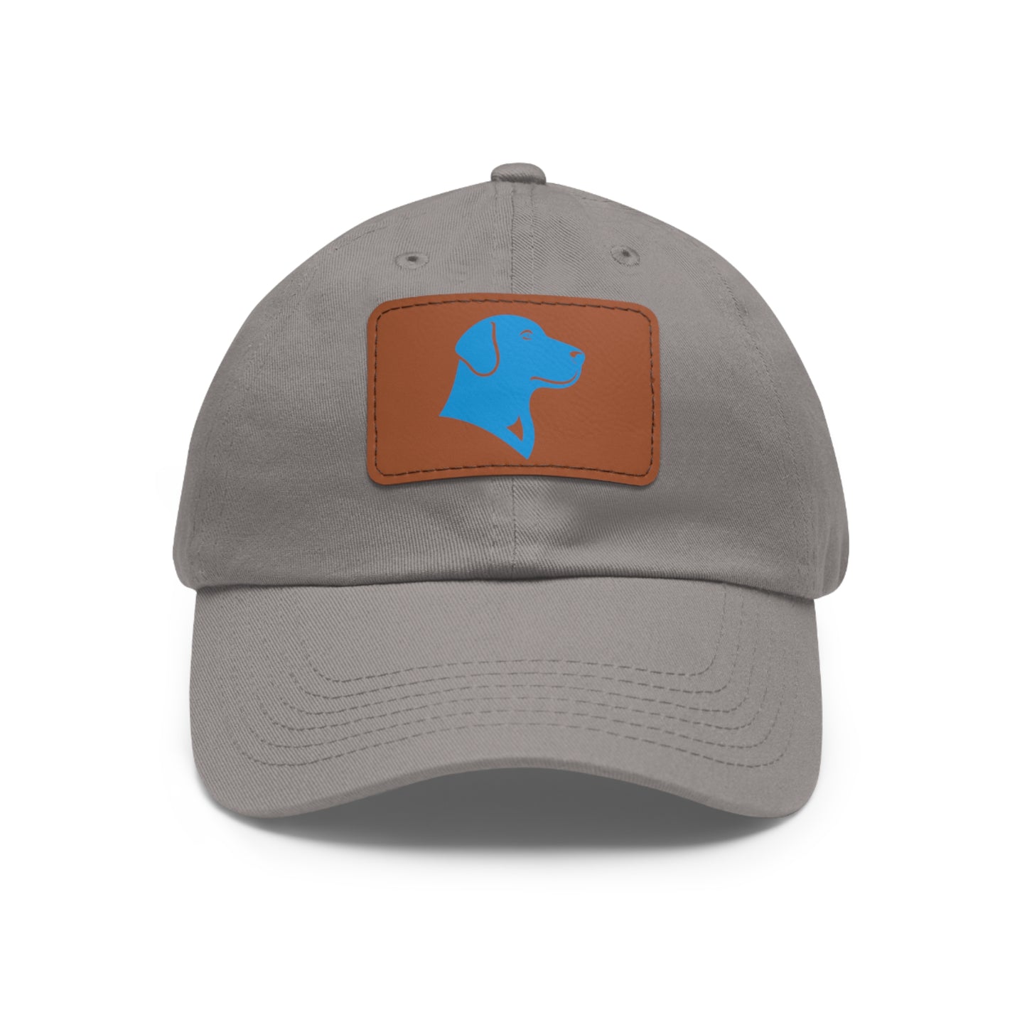 BlueMark Hat with Leather Patch (Blue Logo)