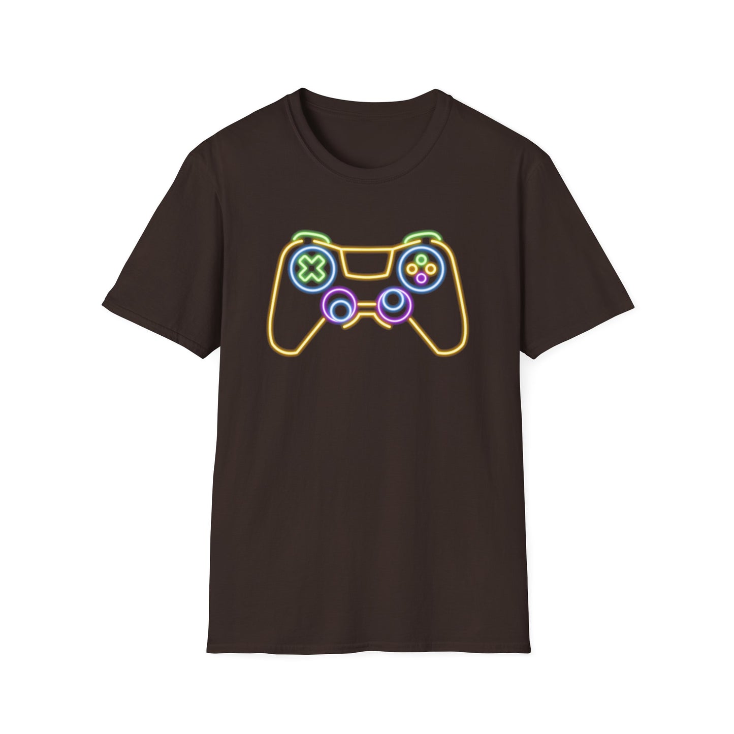 Neon Gaming Controller T-Shirt