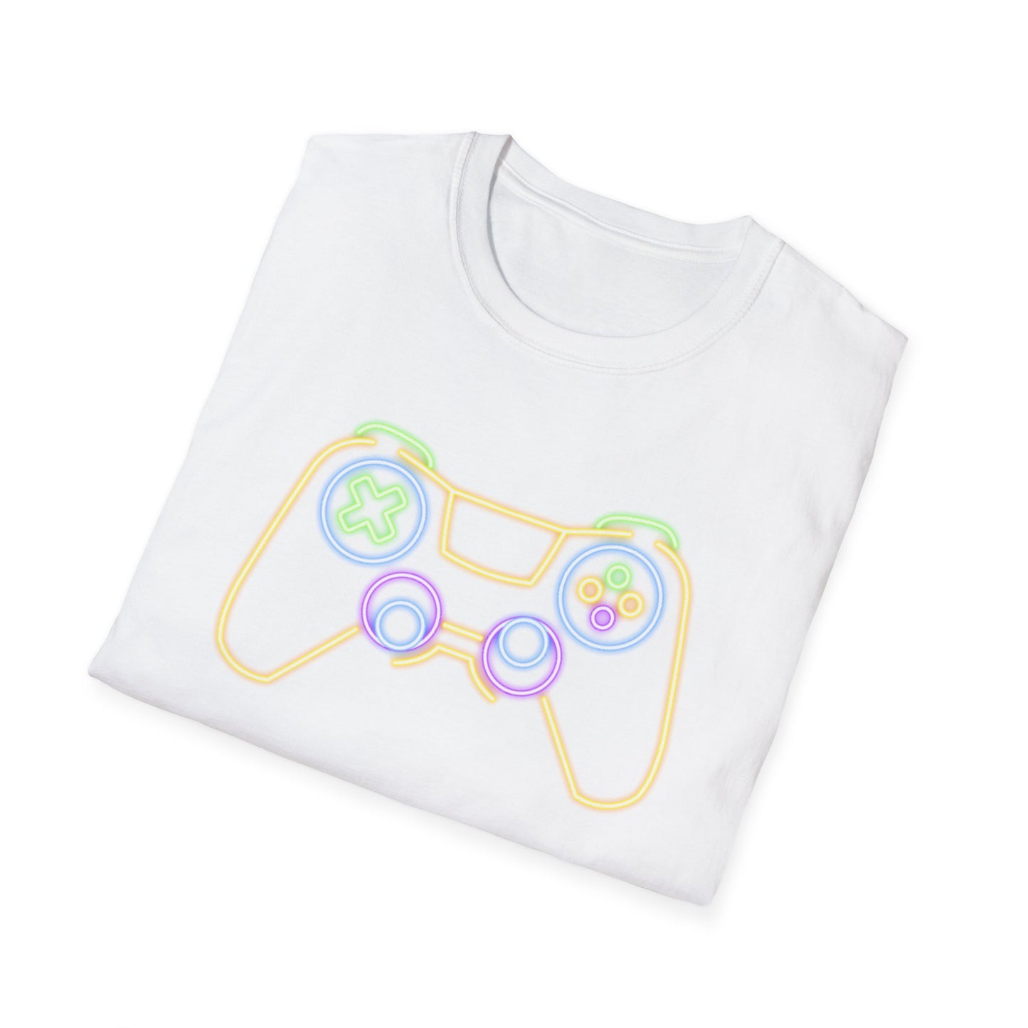 Neon Gaming Controller T-Shirt
