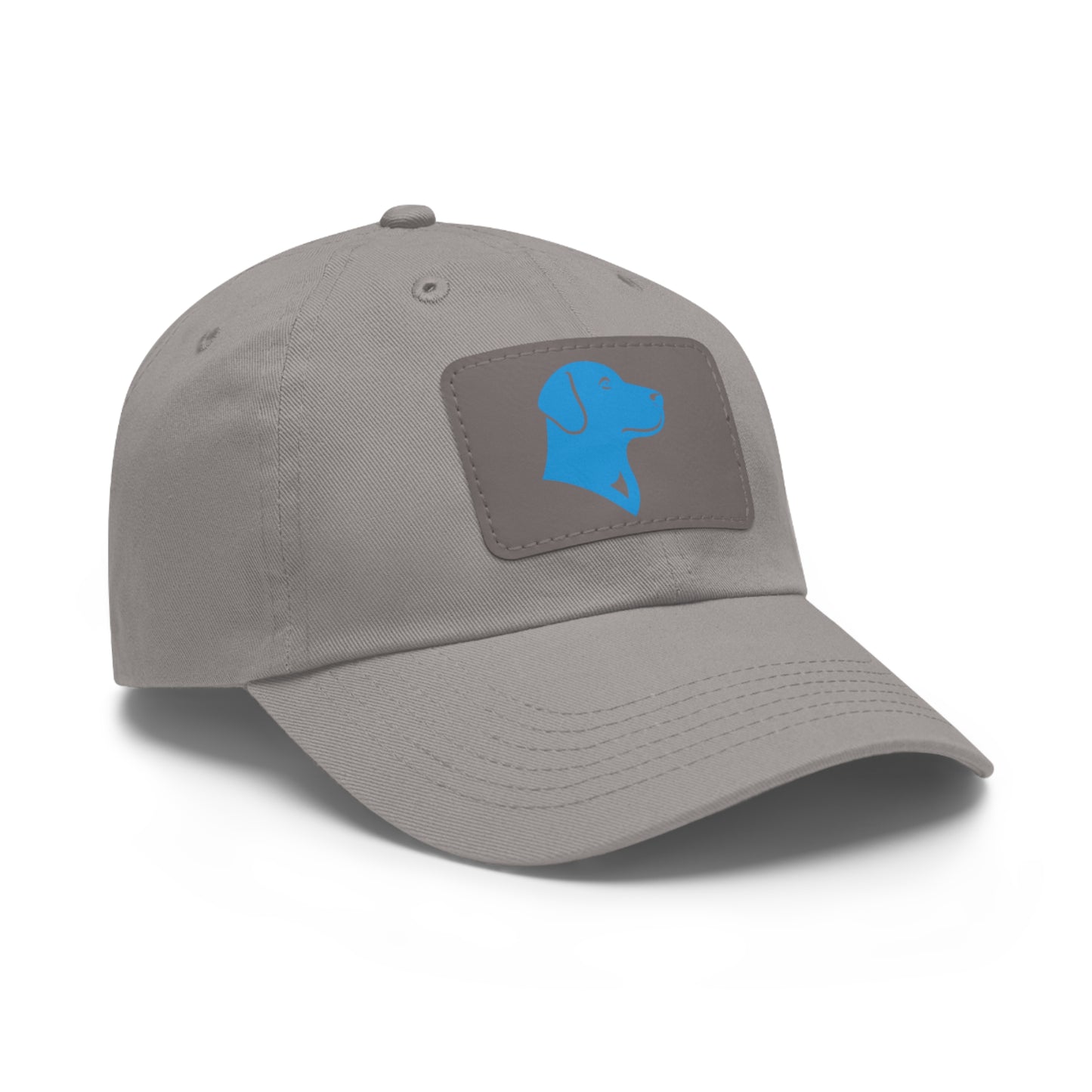 BlueMark Hat with Leather Patch (Blue Logo)