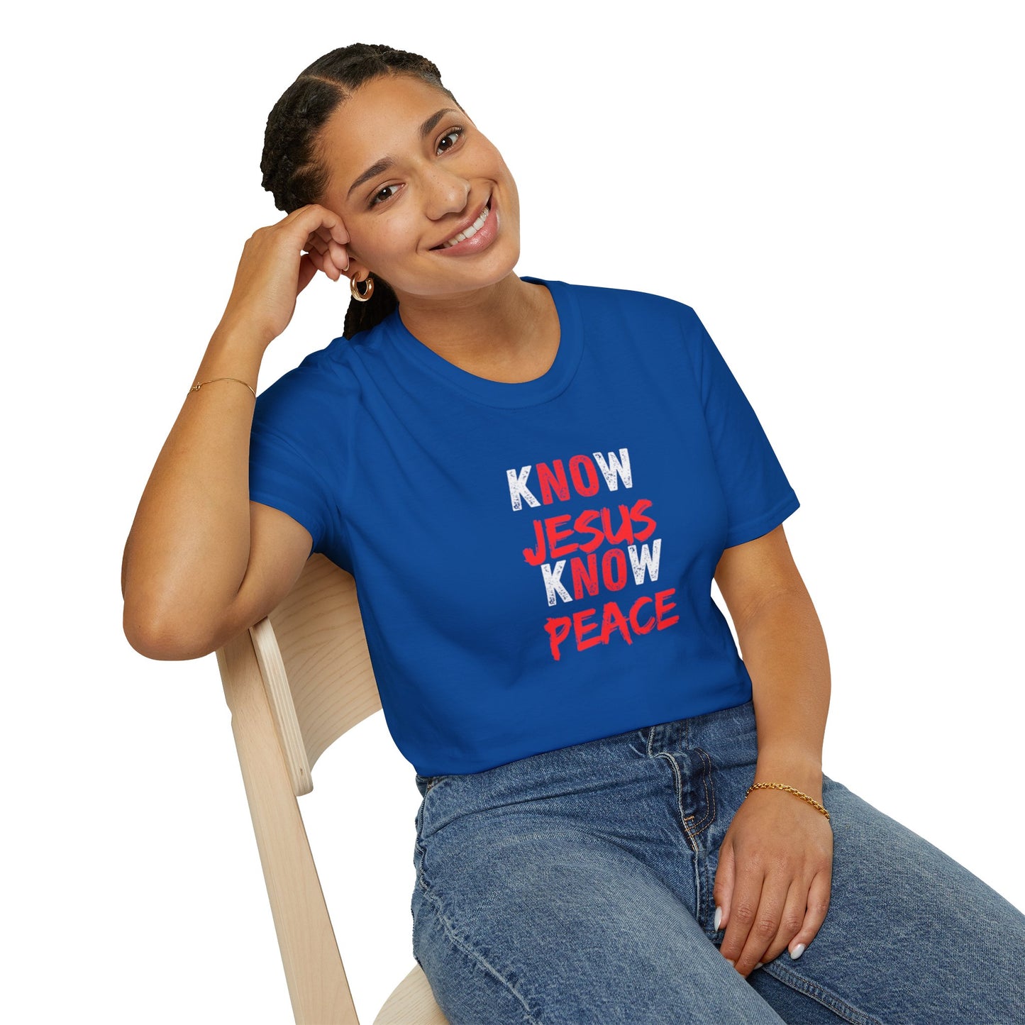 Know Jesus Know Peace Faith T-Shirt