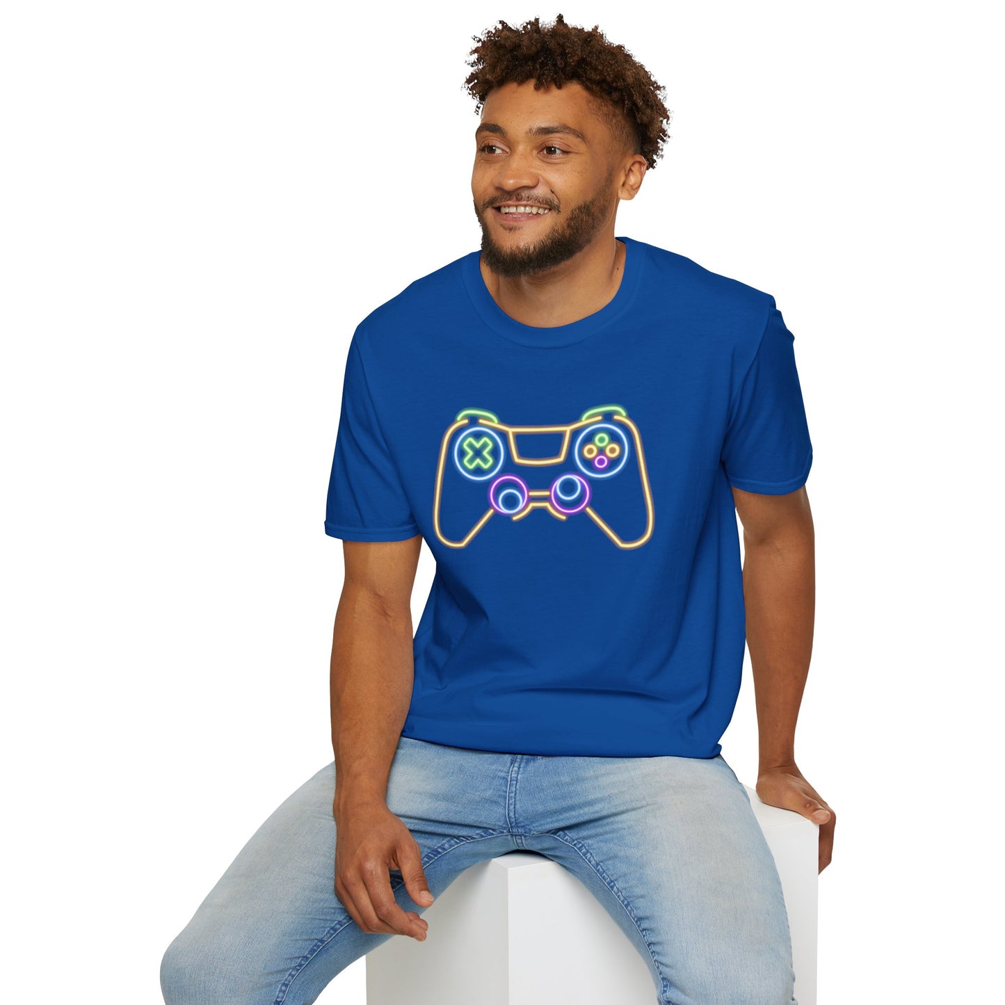 Neon Gaming Controller T-Shirt