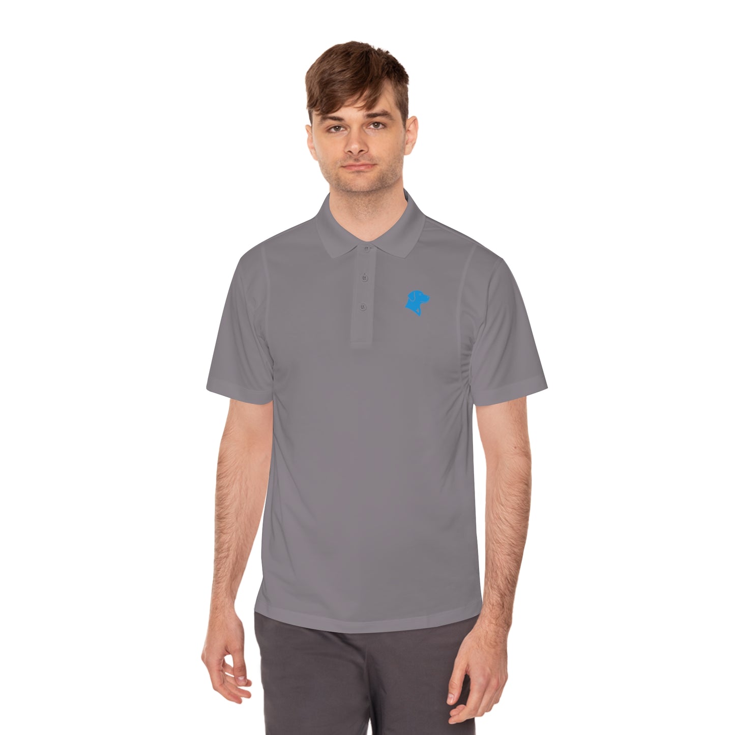 BlueMark Mens Sport Polo Shirt (Blue Logo)