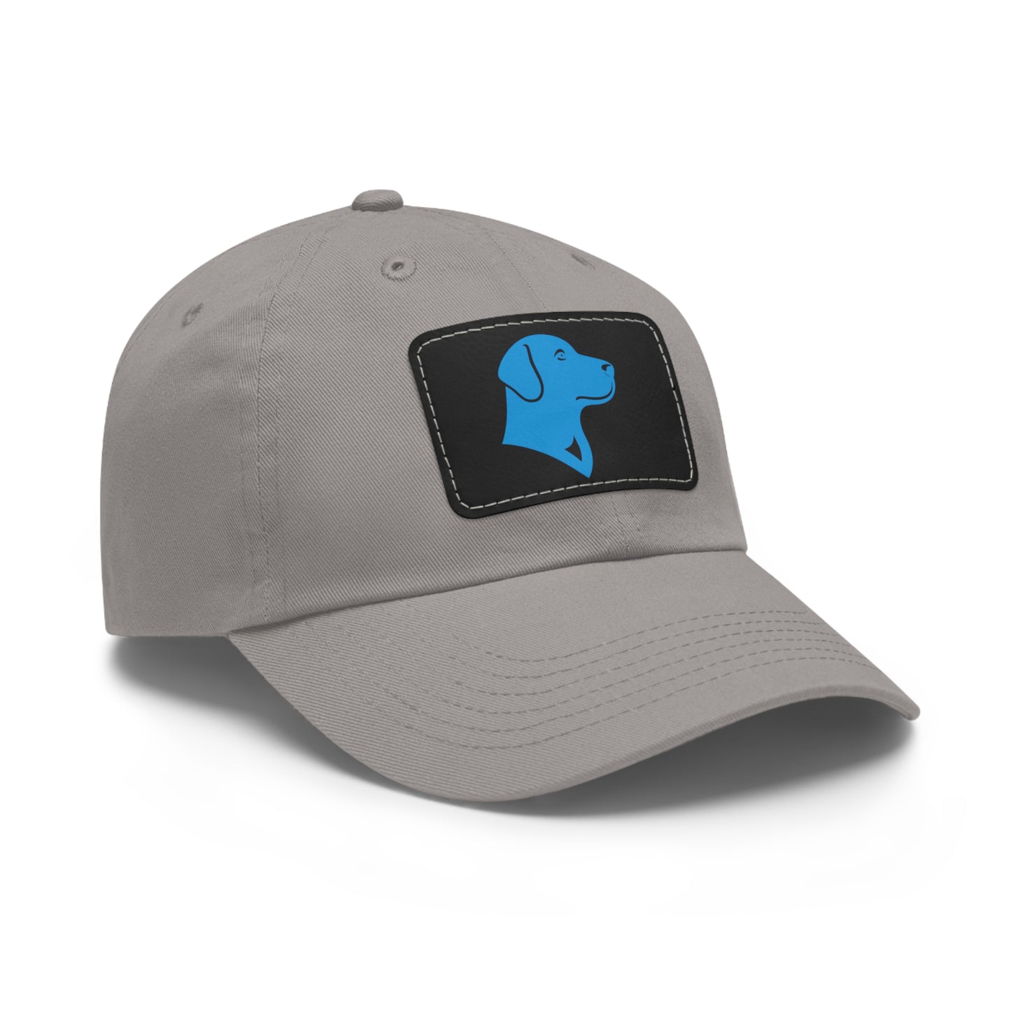 BlueMark Hat with Leather Patch (Blue Logo)