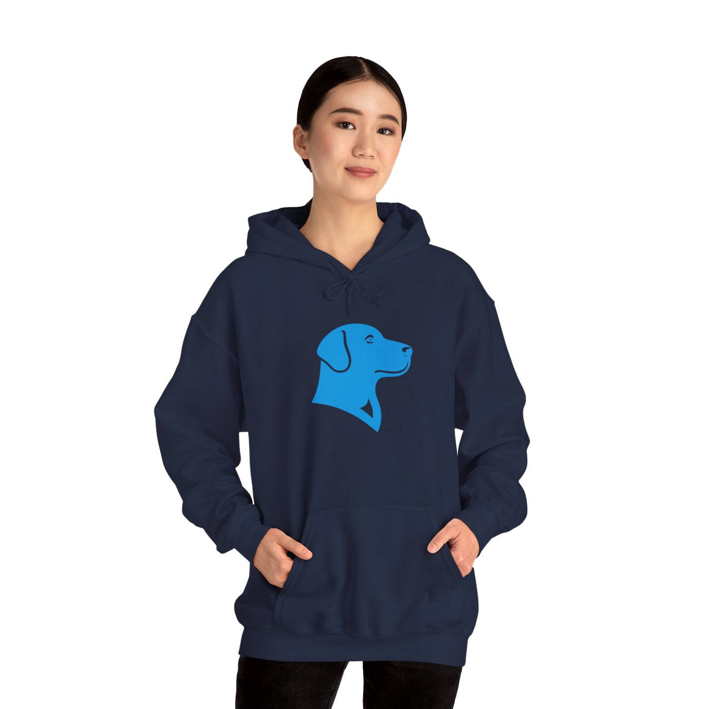 BlueMark Logo Hoodie Sweatshirt (Blue Logo)