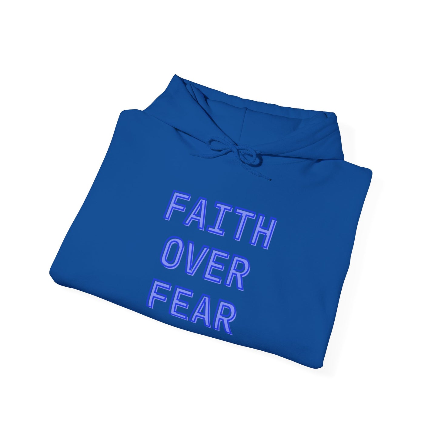 Faith Over Fear Bold Christian Motivational Sweatshirt