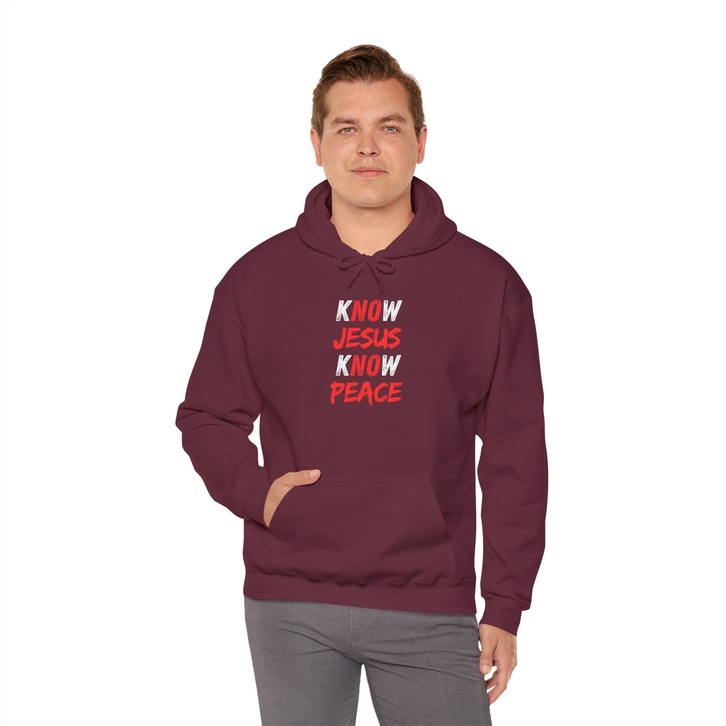 Know Jesus Know Peace Faith Sweatshirt