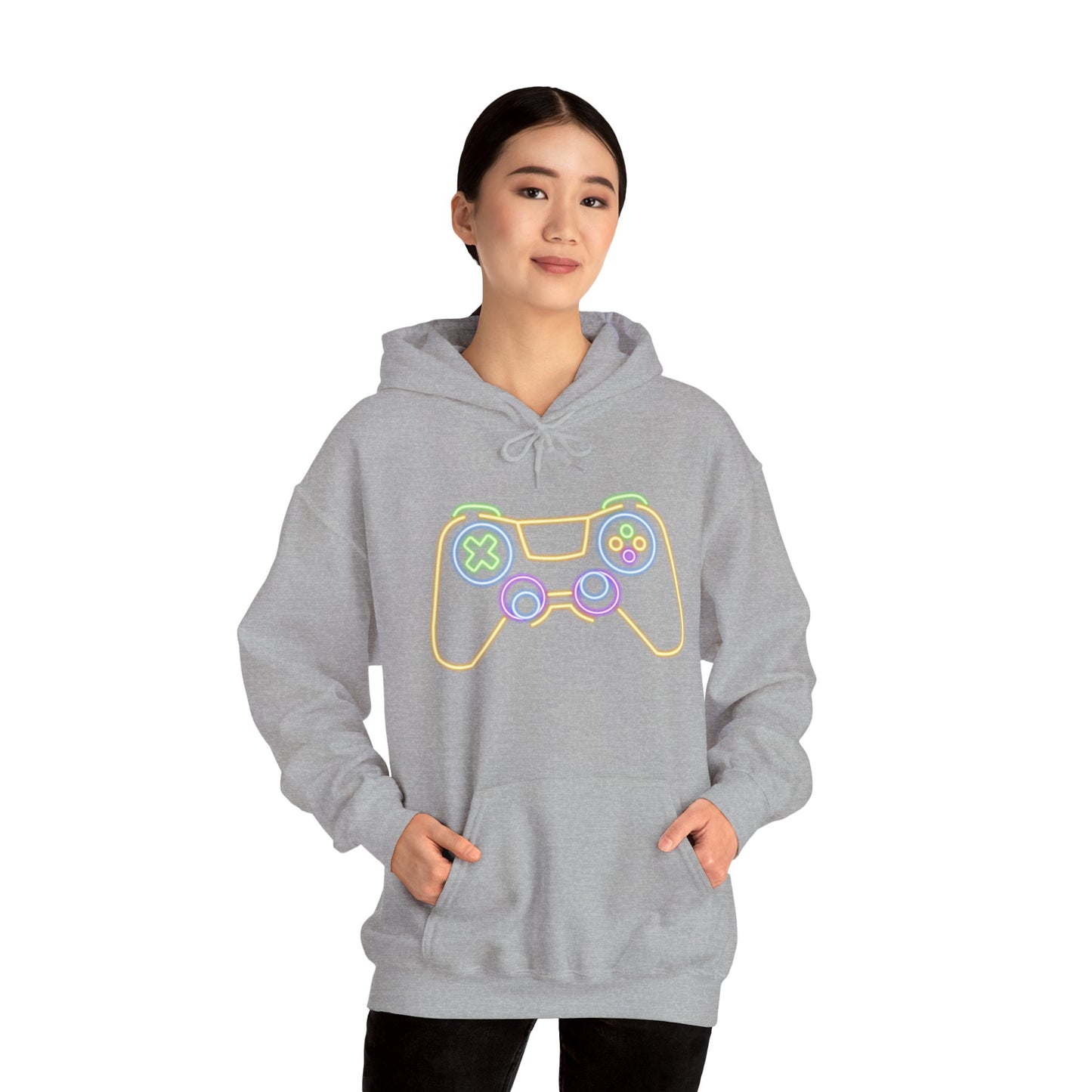 Neon Gaming Controller Sweatshirt
