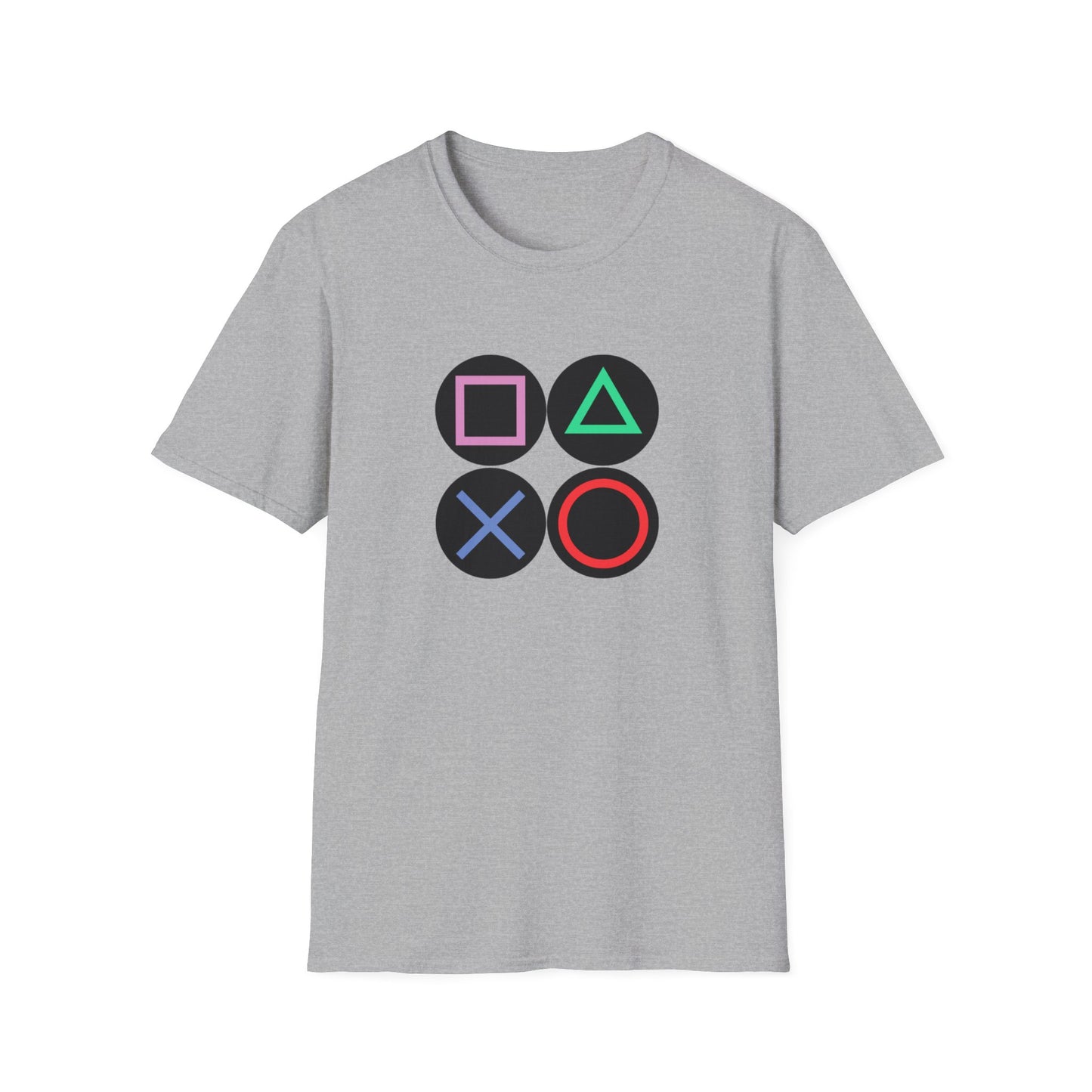 Play Station Buttons Gaming T-Shirt