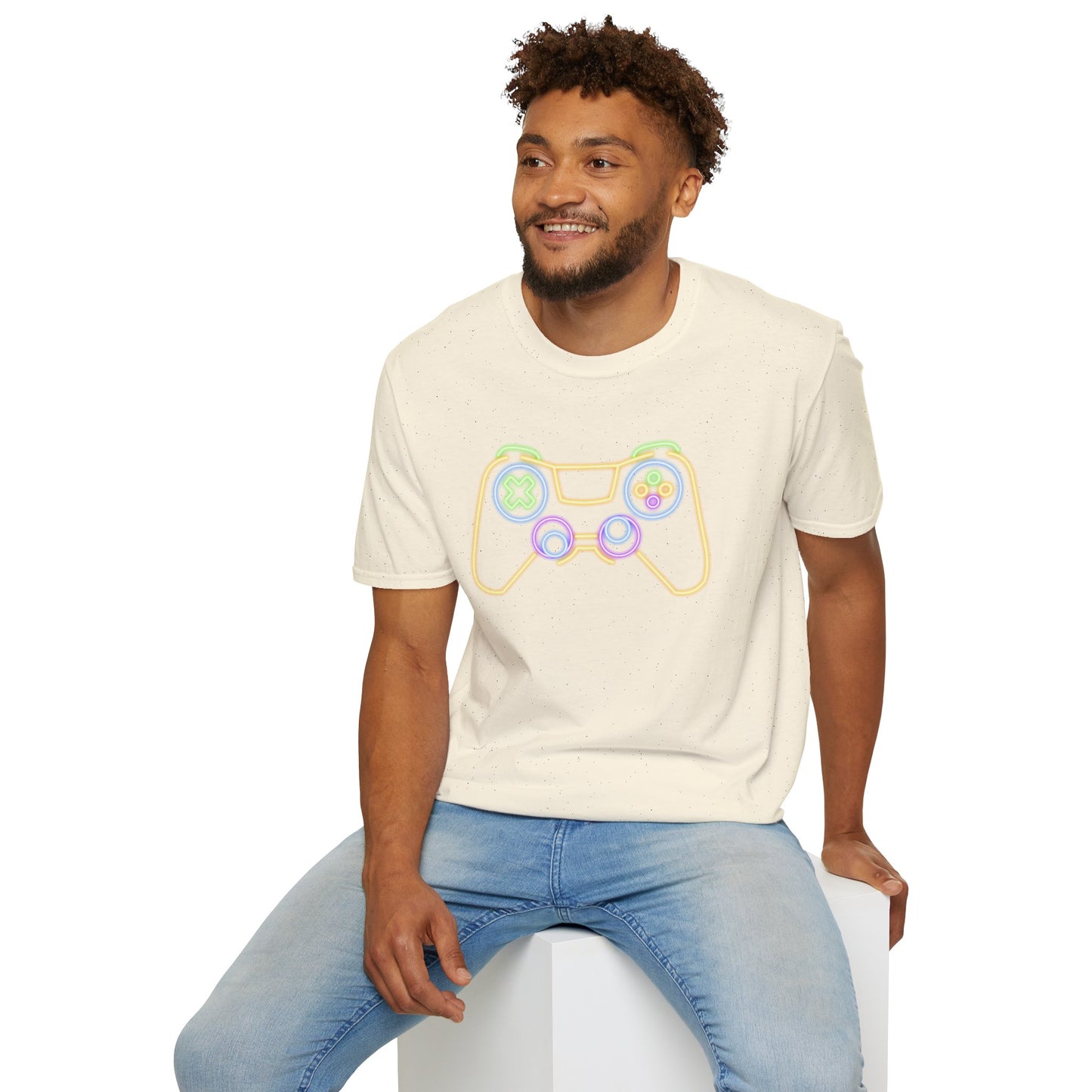 Neon Gaming Controller T-Shirt