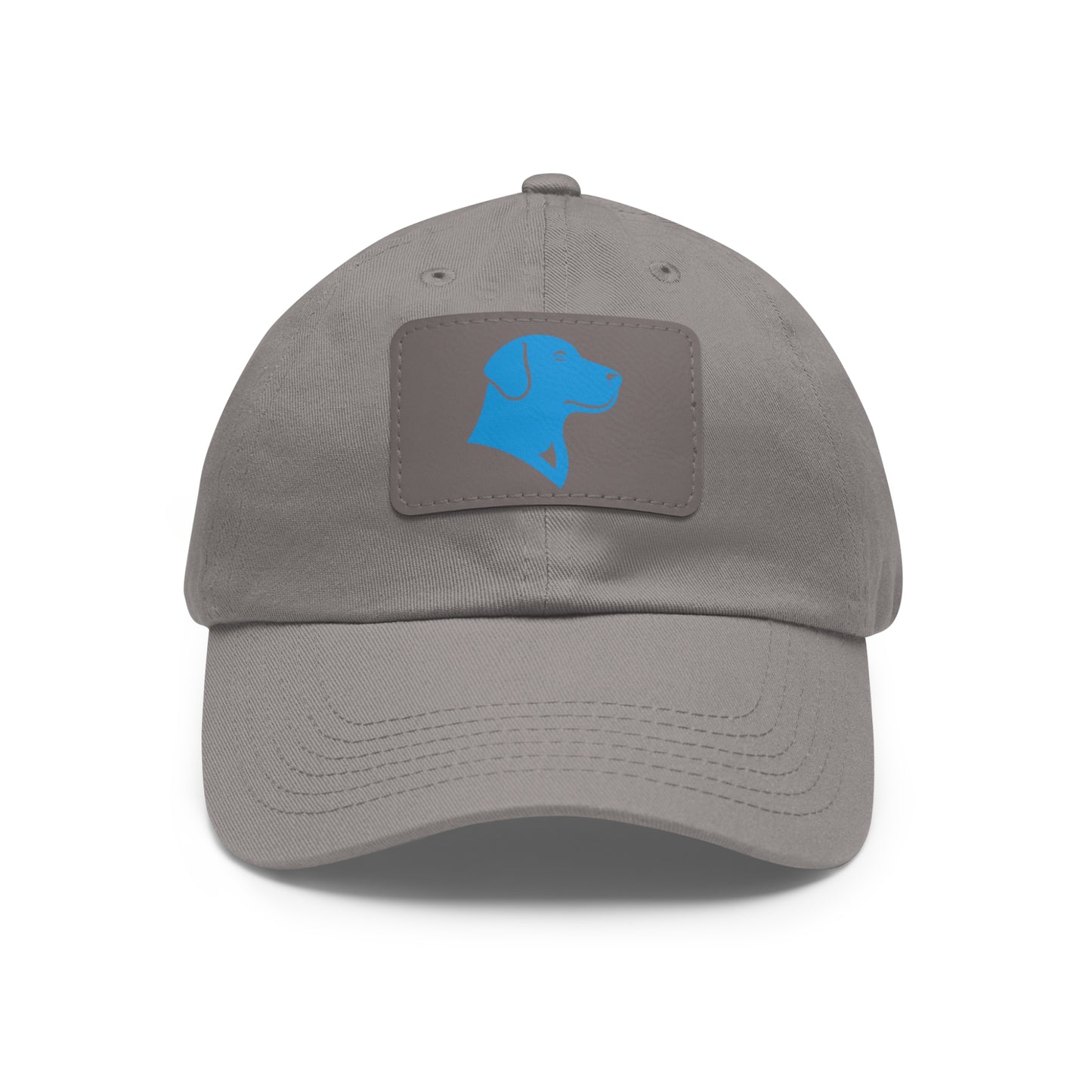 BlueMark Hat with Leather Patch (Blue Logo)
