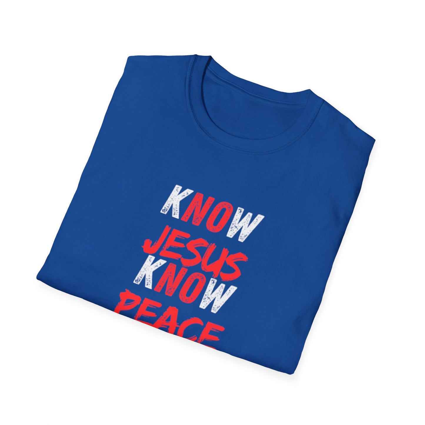 Know Jesus Know Peace Faith T-Shirt