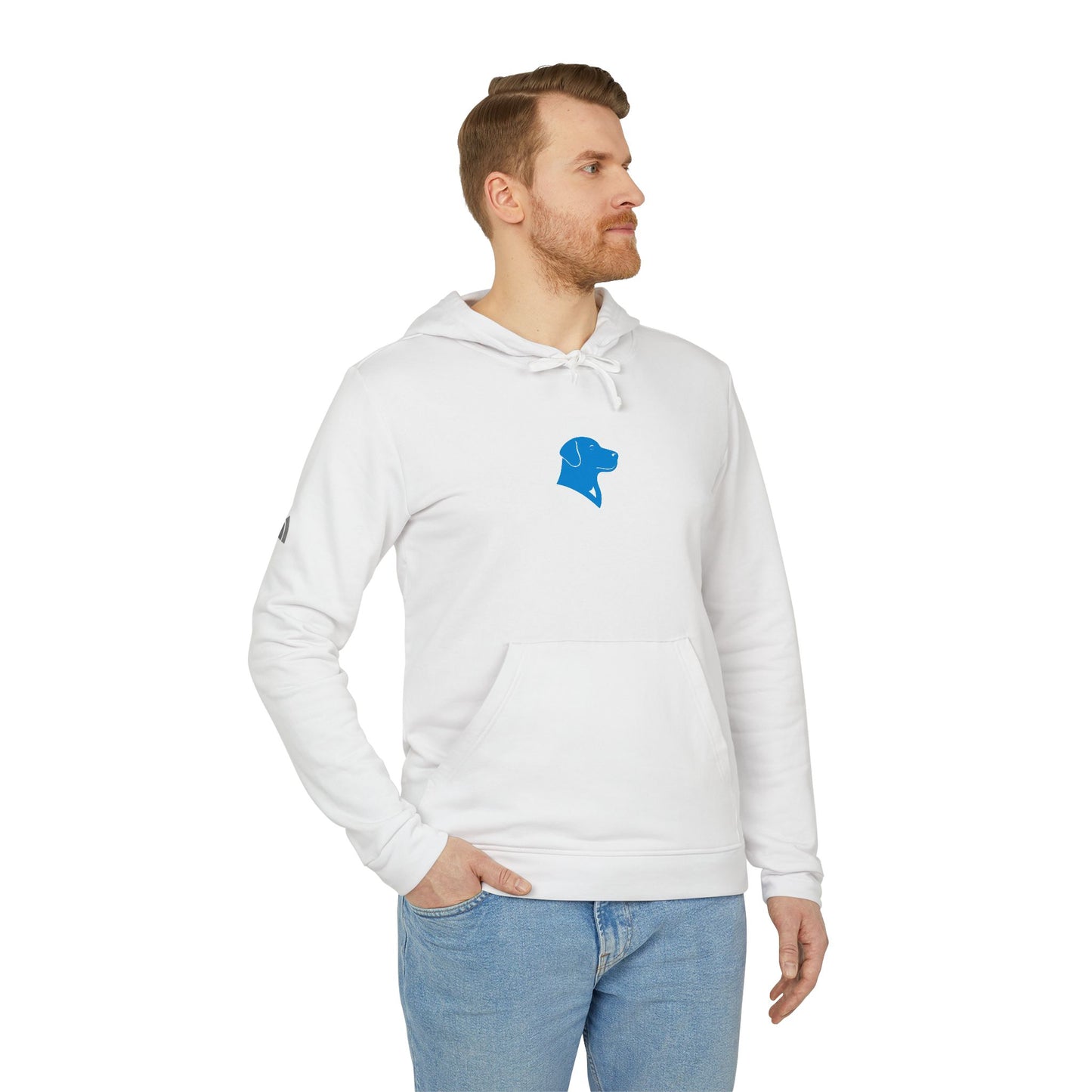 BlueMark Adidas Fleece Sweatshirt (Blue Logo)