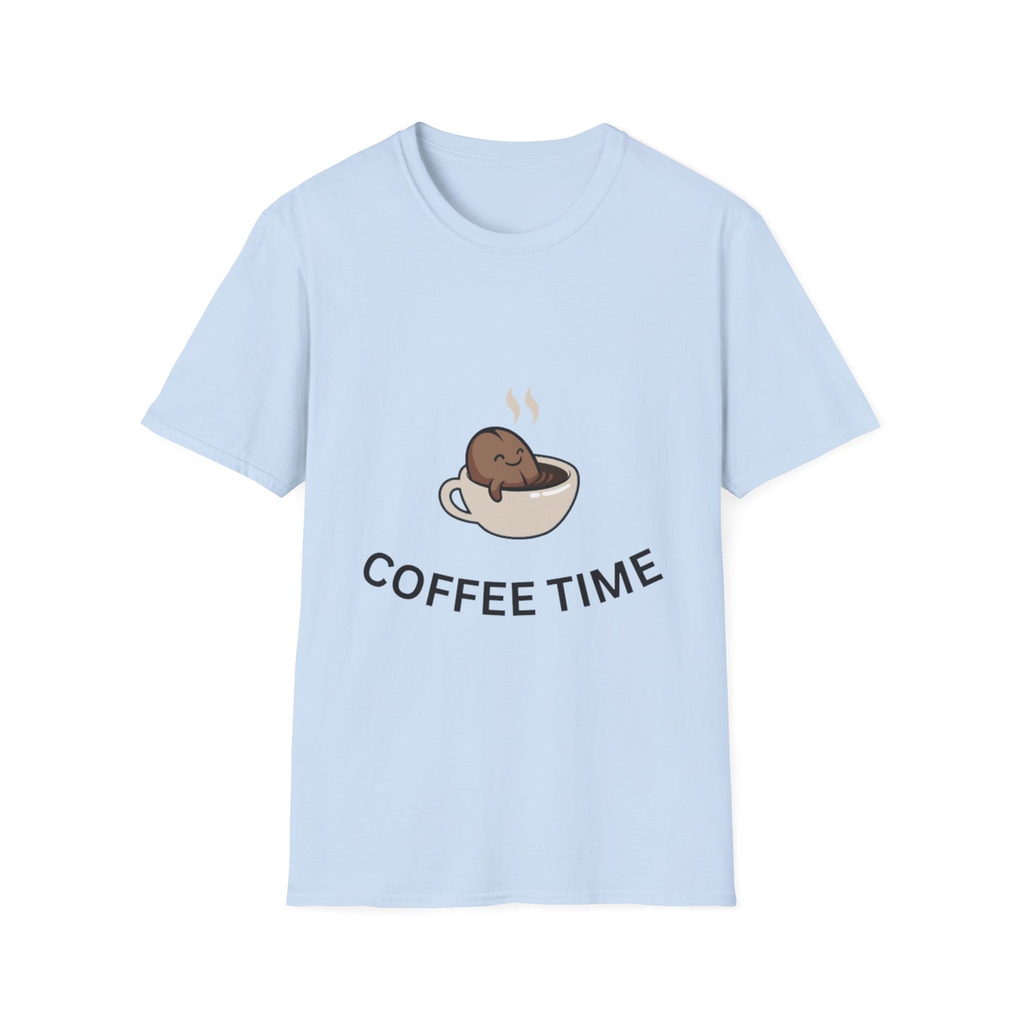 Coffee Time Cute Smiling Cup T-Shirt