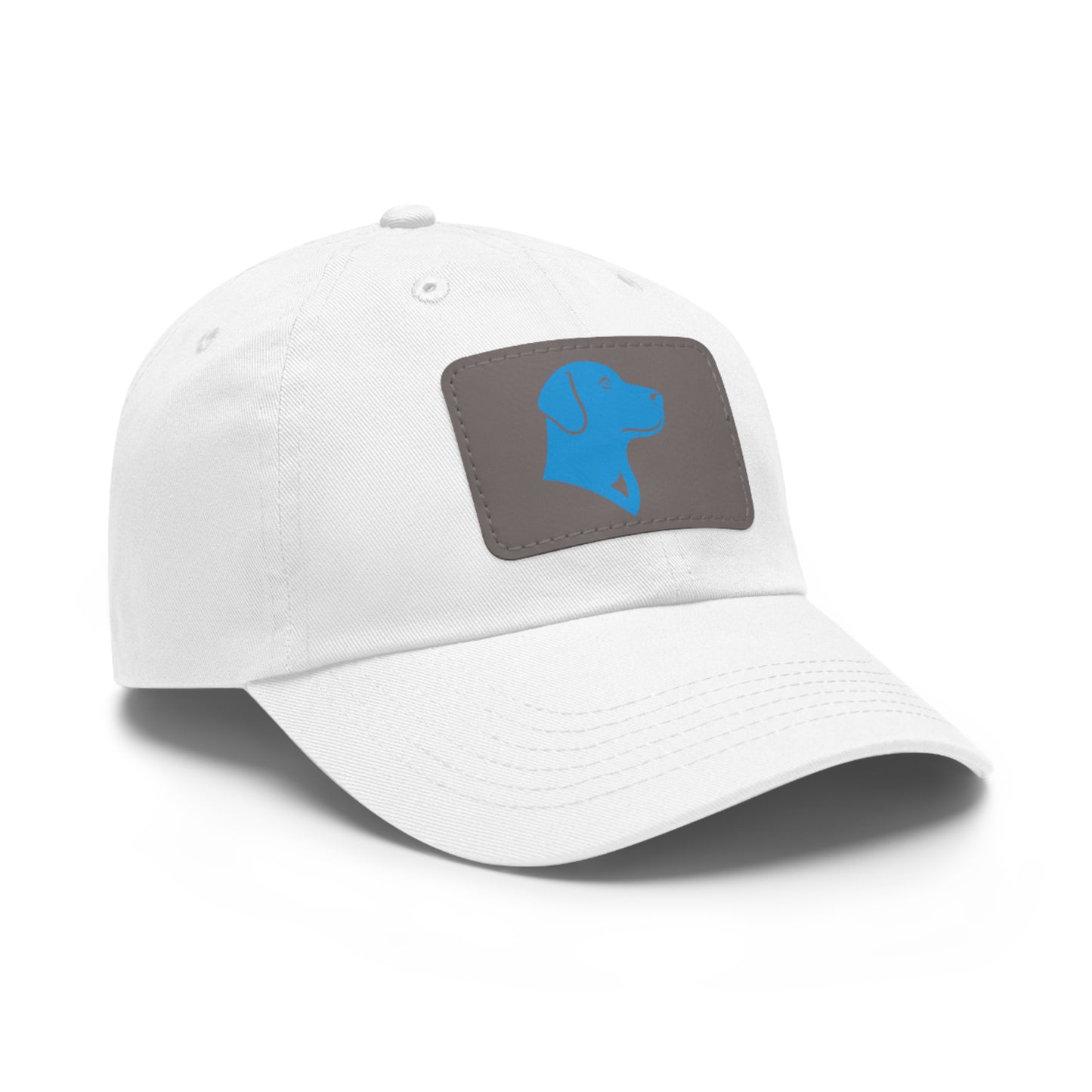 BlueMark Hat with Leather Patch (Blue Logo)